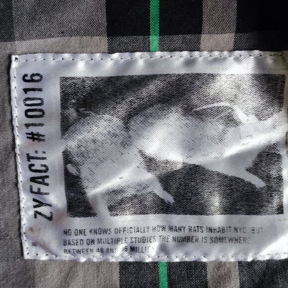 Zoo York casual button down shirt men's size XXL grey plaid long sleeve slim fit - Picture 7 of 11